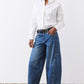 The Wide Barrel Leg Jeans