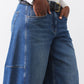 The Wide Barrel Leg Jeans