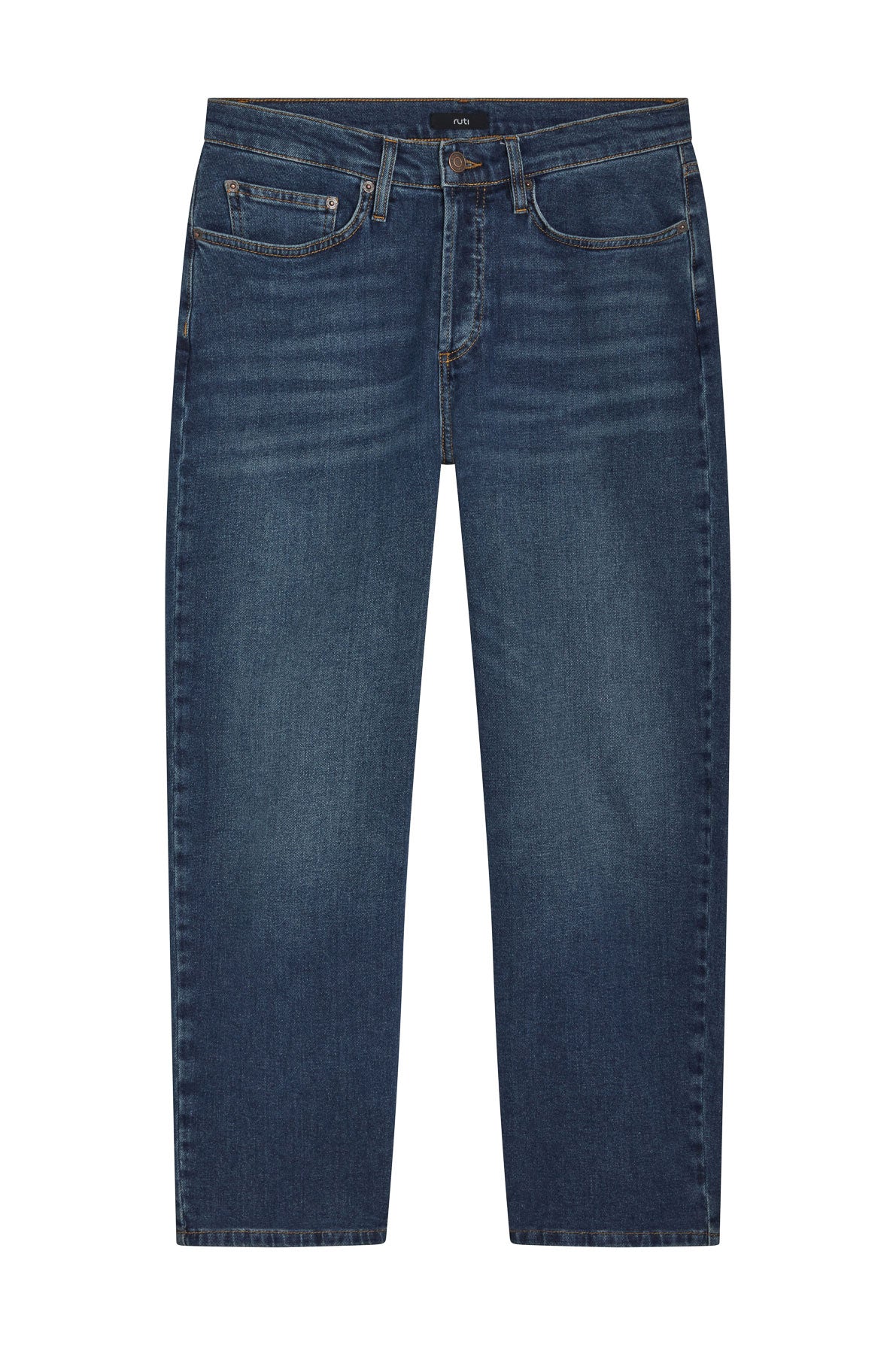 The Crop Mid-Rise Straight Jeans