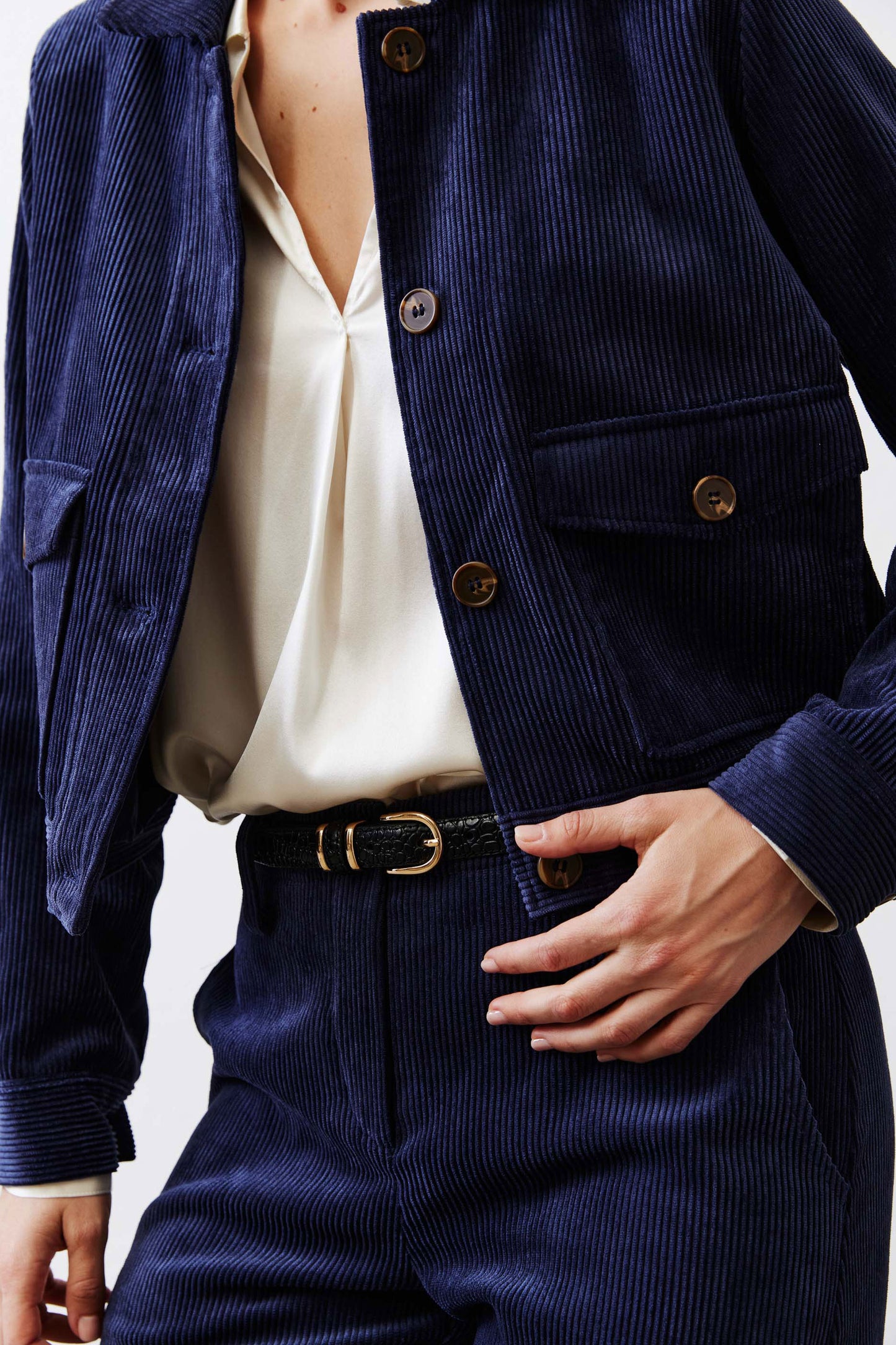 The Cropped Corduroy Chore Jacket