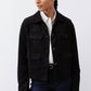 The Cropped Suede Jacket