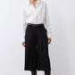 Cropped Wide Leg Pleat Pants