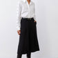 Cropped Wide Leg Pleat Pants