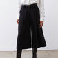 Cropped Wide Leg Pleat Pants