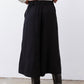 Cropped Wide Leg Pleat Pants