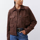 The Cropped Suede Jacket