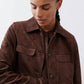 The Cropped Suede Jacket