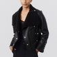 The Cruiser Reversible Shearling Moto Jacket