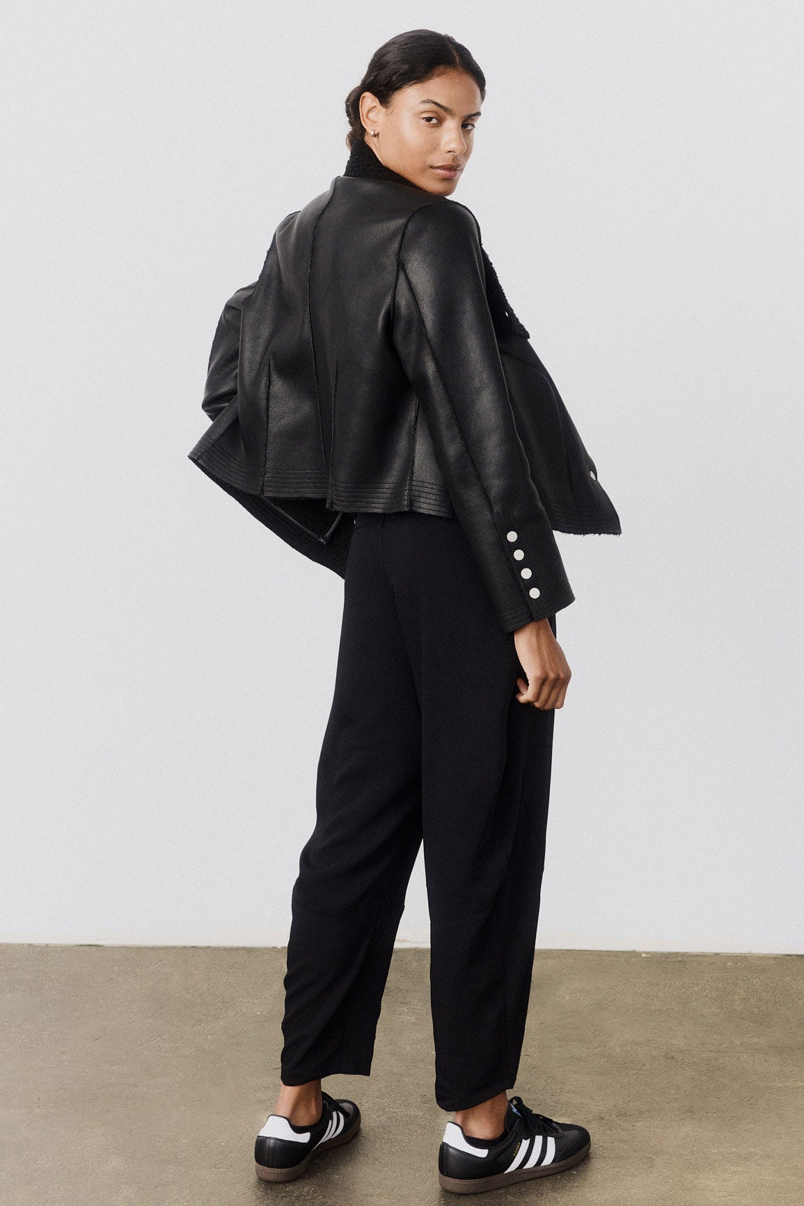 The Cruiser Reversible Shearling Moto Jacket