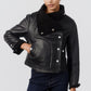 The Cruiser Reversible Shearling Moto Jacket