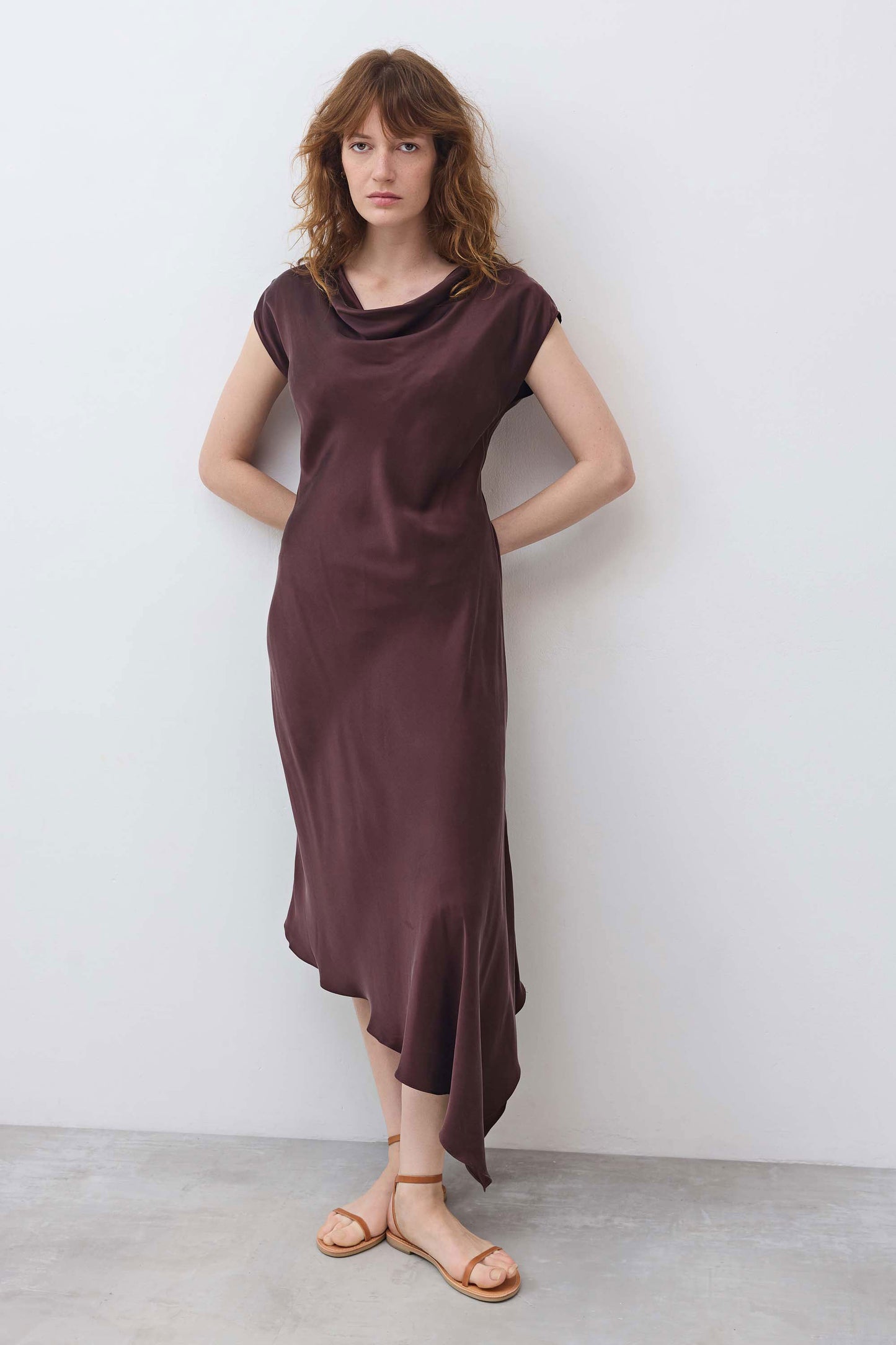 silk bias cut dress Argent Bias Dress in Silk Charmeuse | Bordeaux | Women's Dresses