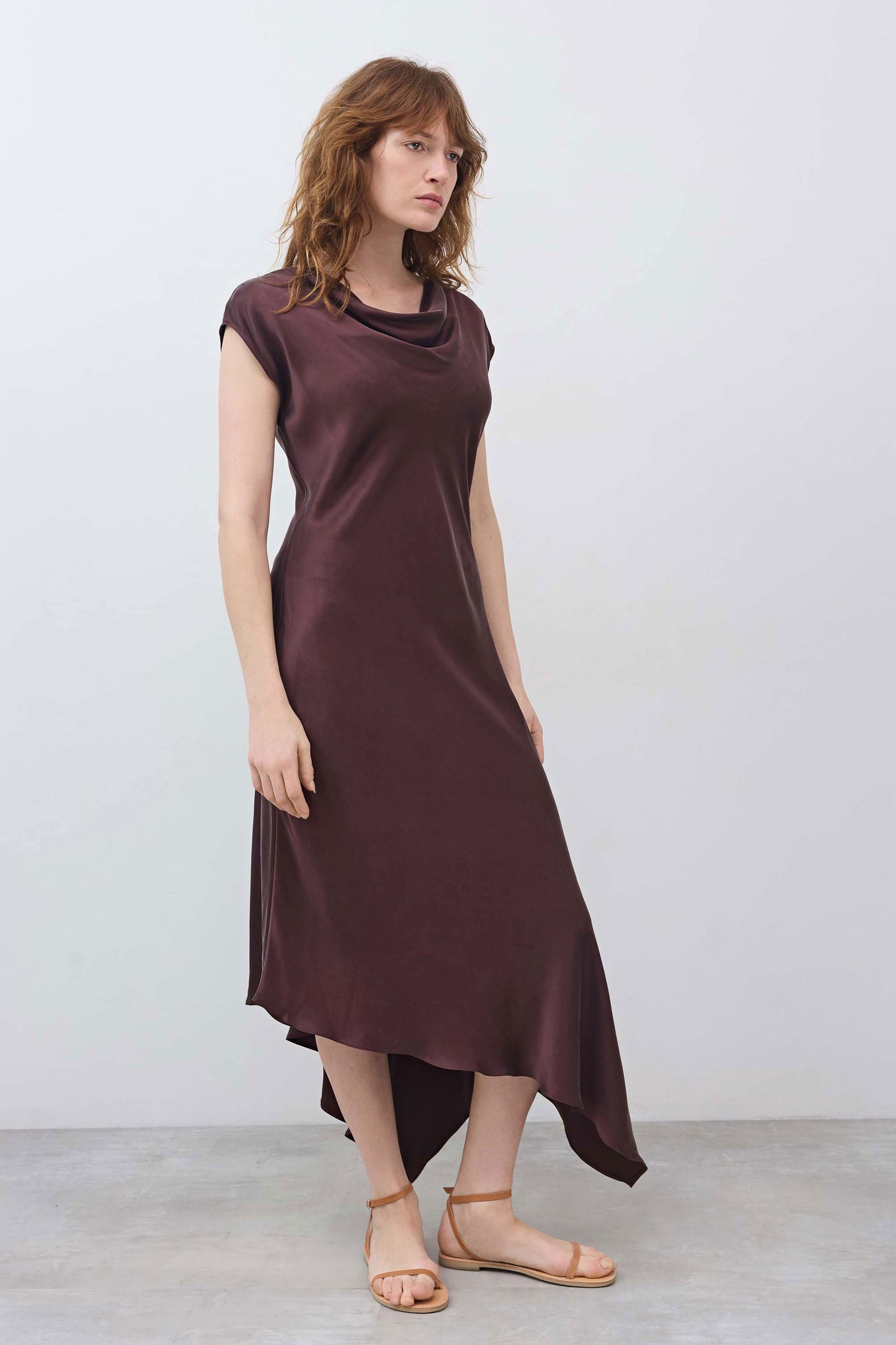 bias cut silk dress Cut on Bias Silk Dress Fudge / 14
