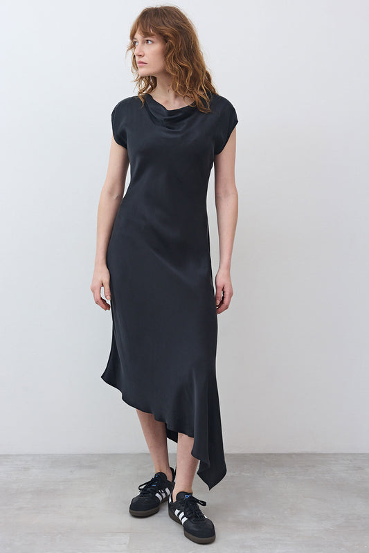 Cut on Bias Silk Dress
