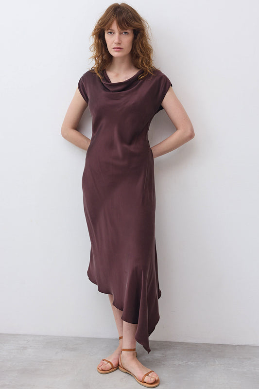 Cut on Bias Silk Dress