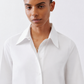 Dart Out Tailored Button Down Poplin Tunic