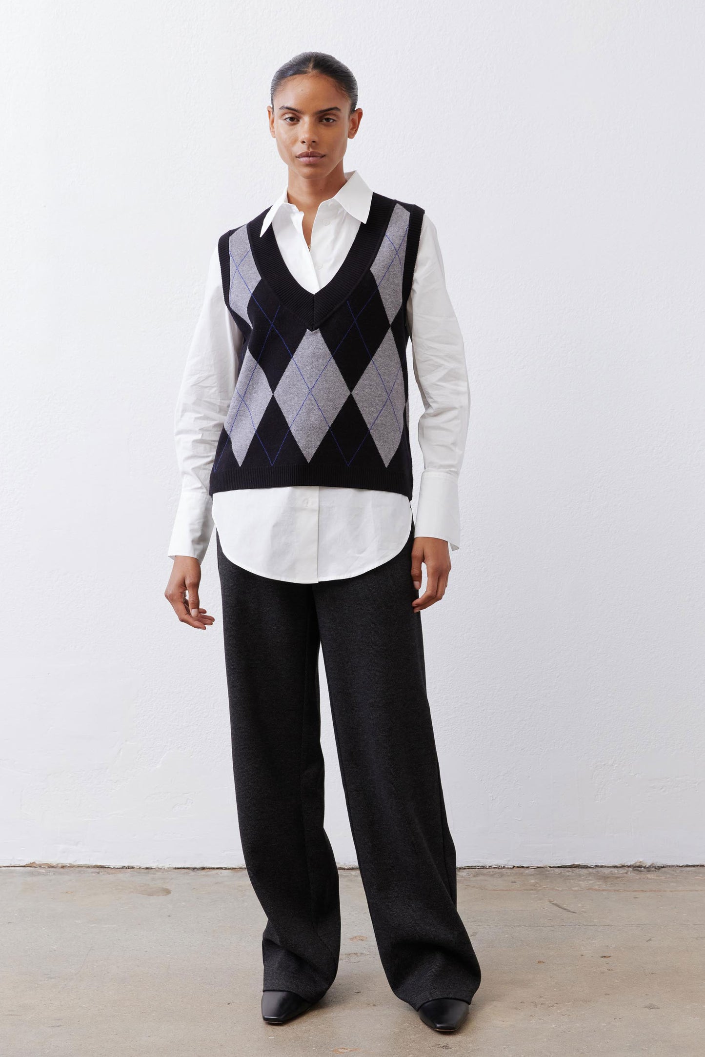 Dart Out Tailored Button Down Poplin Tunic