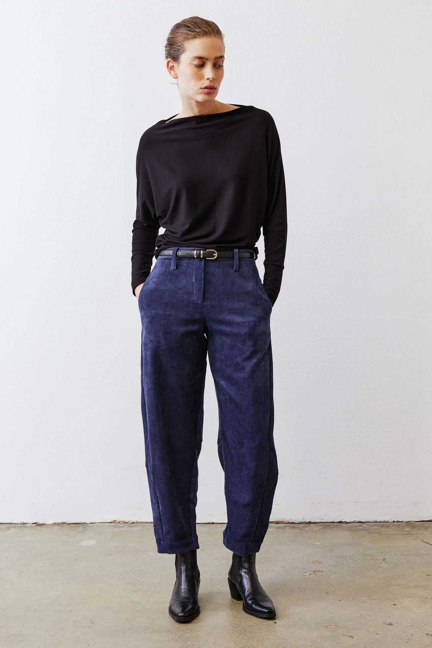 The Day to Day Ribbed Dolman Top