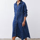 Handkerchief Denim Shirt Dress
