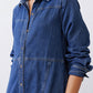 Handkerchief Denim Shirt Dress