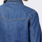 Denim Handkerchief With a Zipper Blouse
