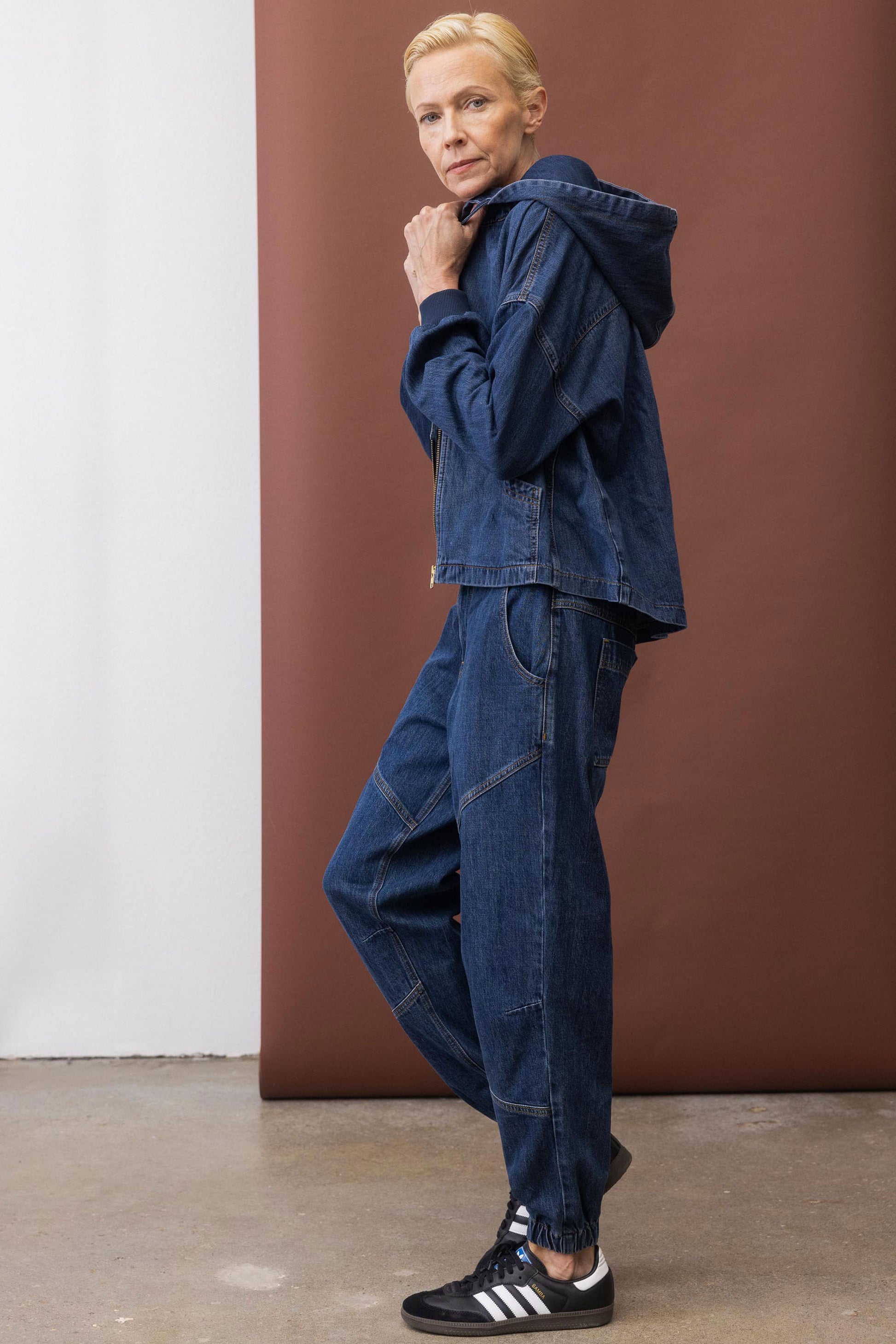 Blue Denim Cargo Joggers Next Jersey Denim Joggers Cargo Jogger