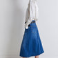 The 90's Denim Midi Skirt