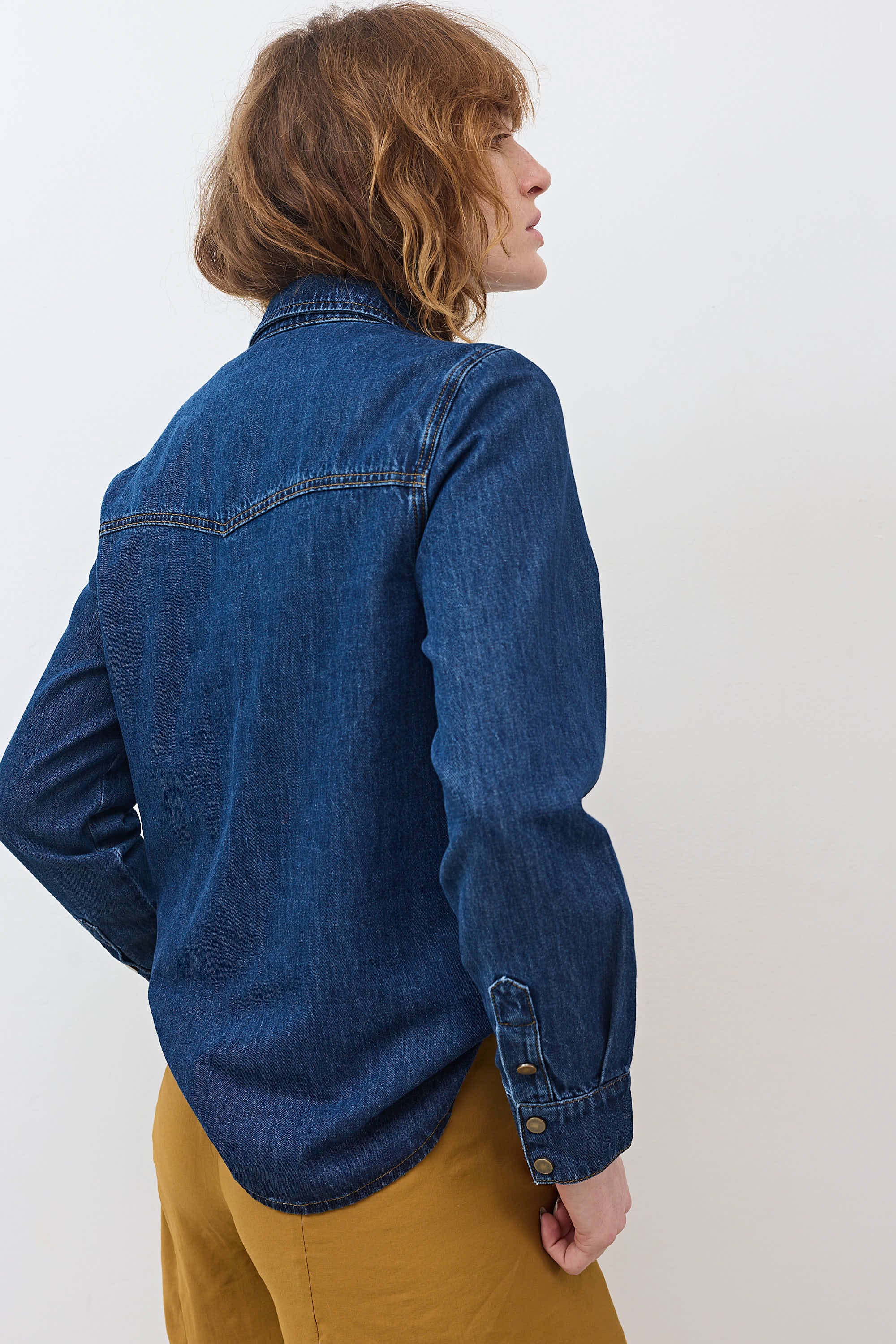 The Heritage Denim Shirt | Daybreak Medium Wash – Ruti