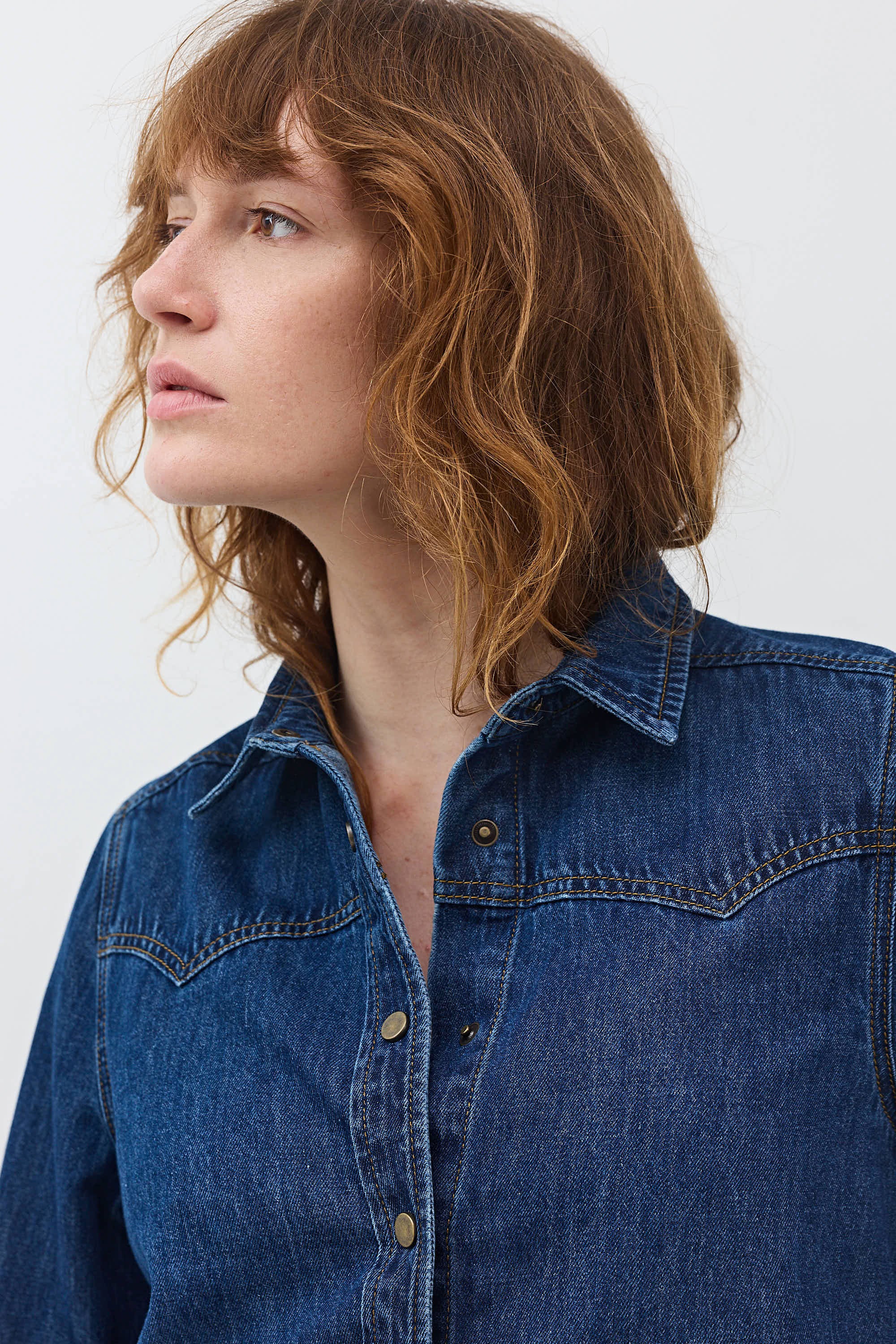 The Heritage Denim Shirt | Daybreak Medium Wash – Ruti