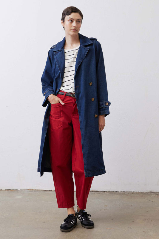 The Denim Trench Coat