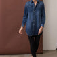 Relaxed Light Denim Tunic