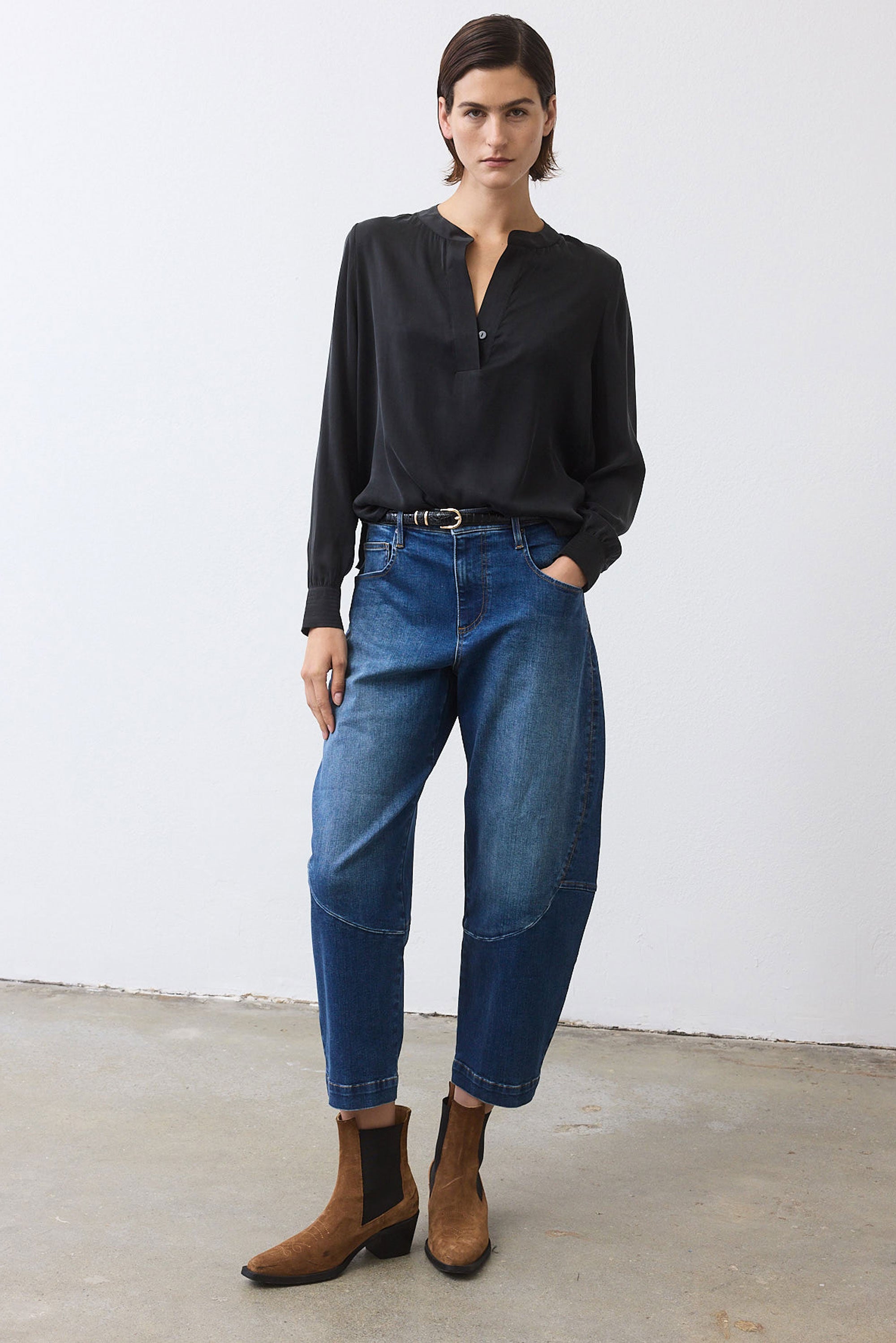 The Denim Wide-ish Pants | Medium Wash – Ruti