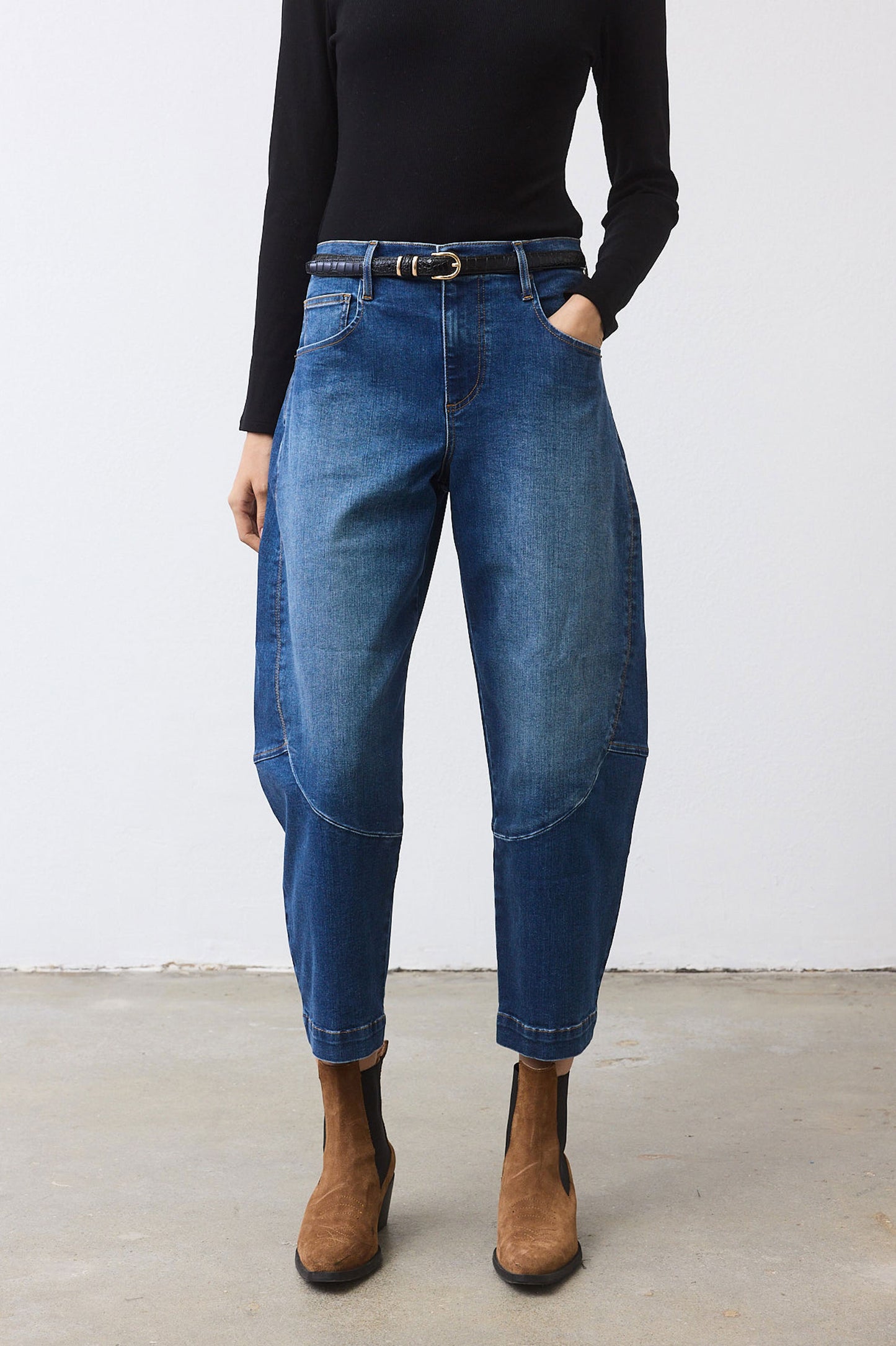 The Denim Wide-ish Pants