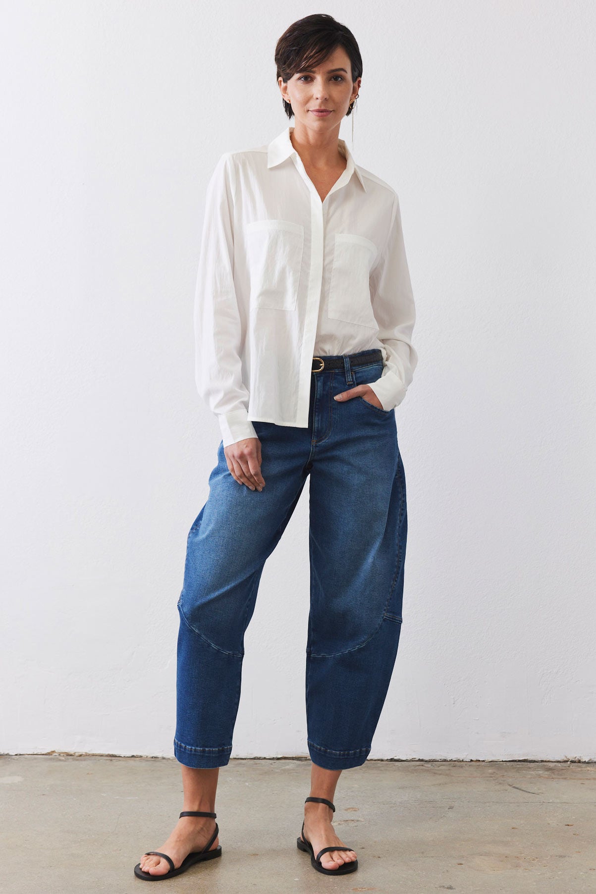 The Denim Wide-ish Pants Medium Wash / 18 The Denim Wide-ish Pants Medium Wash / 18