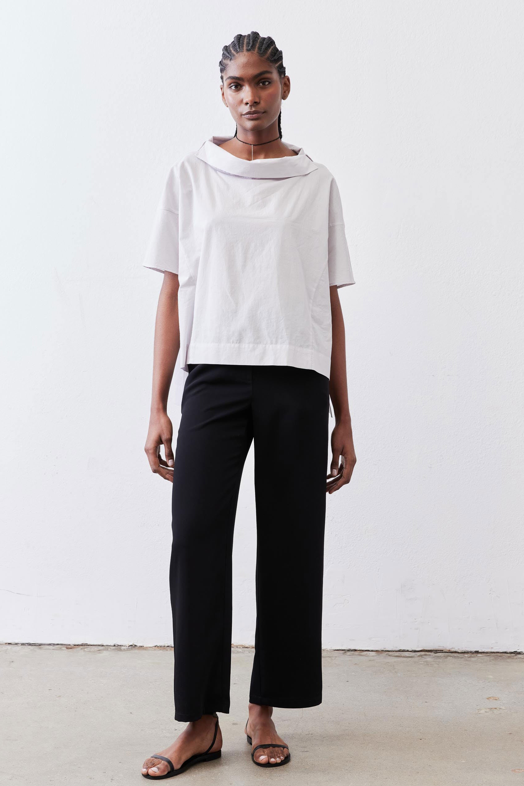 Dolman Drape Neck Top | Dove Gray – Ruti