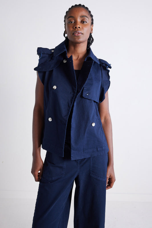 Double Down Twill Vest