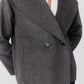 Double-Faced Cropped Wool Coat