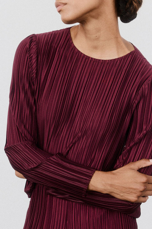 Relaxed Pleated Top