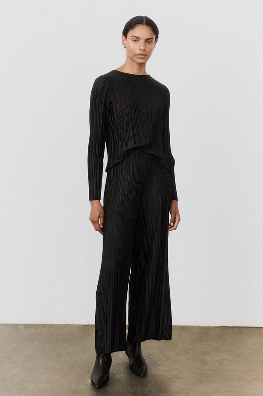 Relaxed Pleated Top