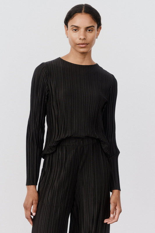 Relaxed Pleated Top