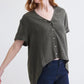 Drifter Oversized Linen Top