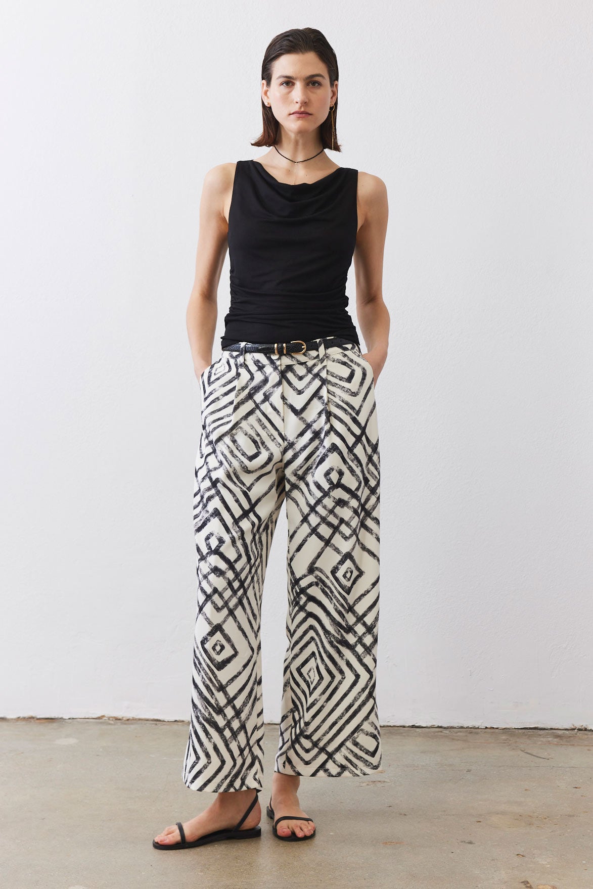 The Editor Wide Leg Trousers