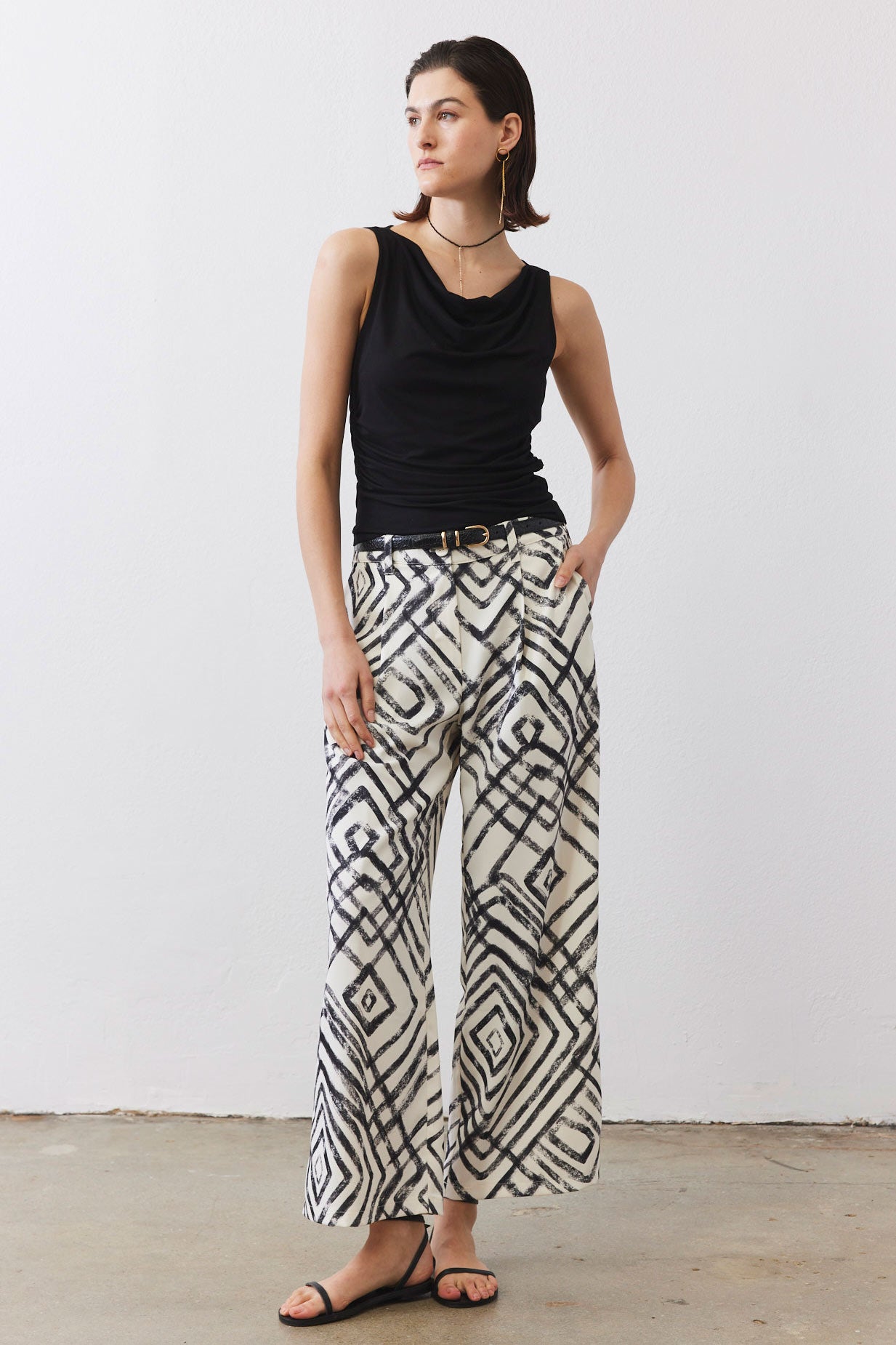 The Editor Wide Leg Trousers