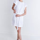 Embroidered Crete Short Dress