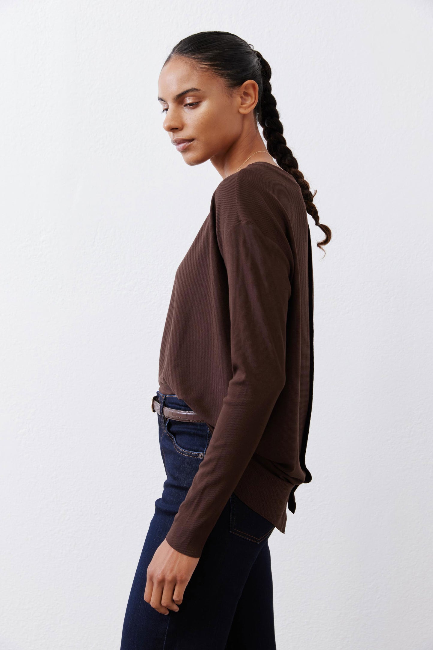 Essential Top With Buttons In The Back