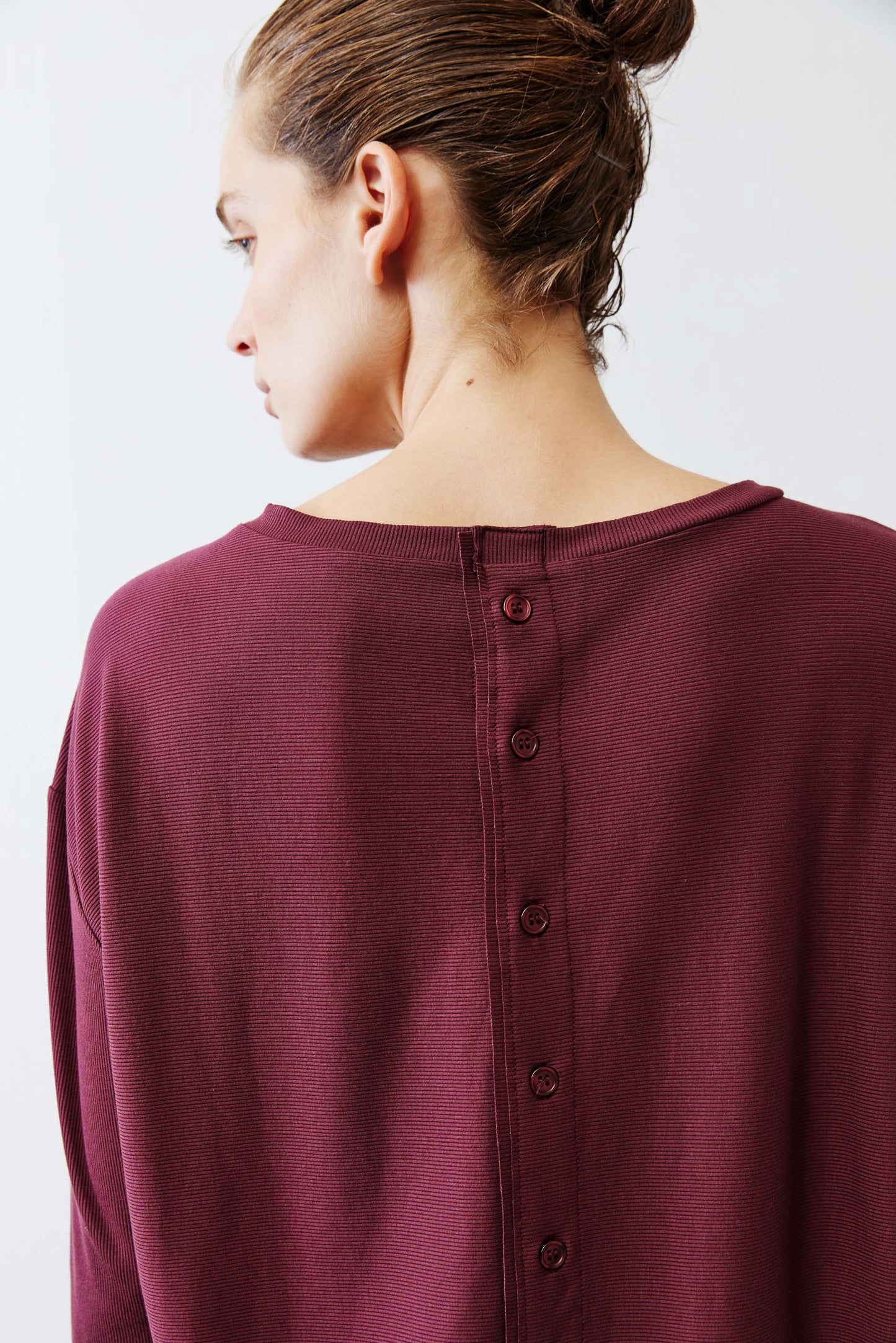 Essential Top With Buttons In The Back