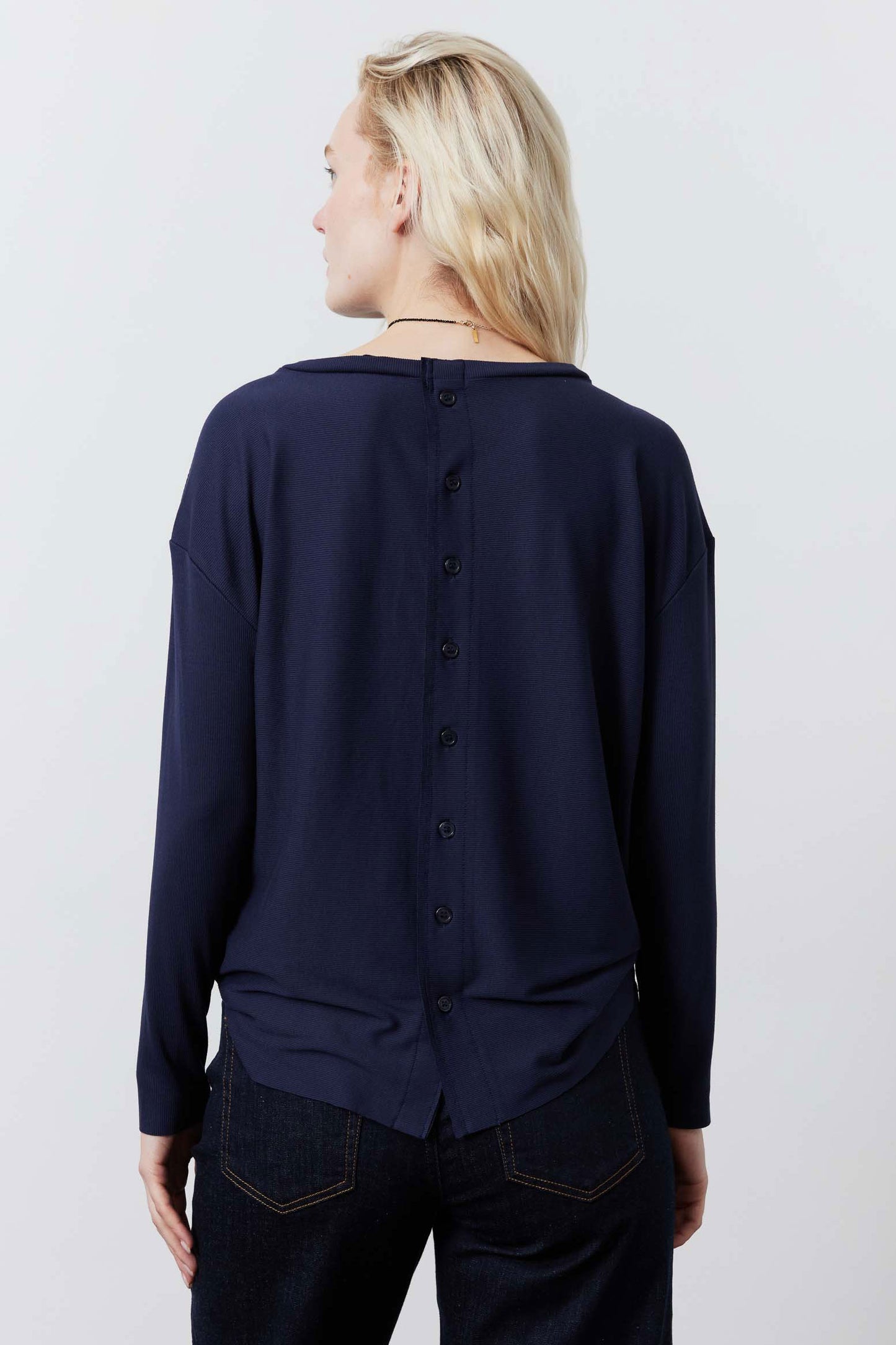 Essential Top With Buttons In The Back