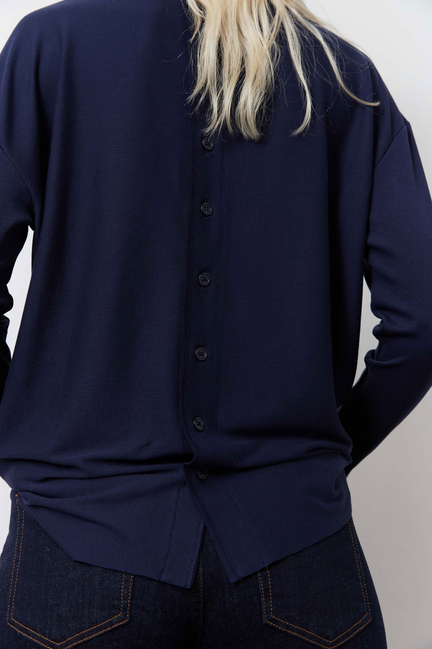 Essential Top With Buttons In The Back