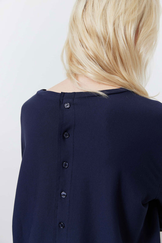 Essential Top With Buttons In The Back