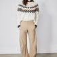 Wool Blend Pullover Fairisle Sweater