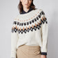Wool Blend Pullover Fairisle Sweater
